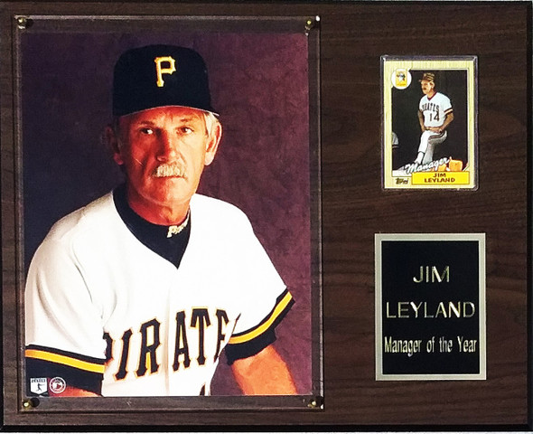 Jim Leyland Pittsburgh Pirates 12x15 Player Plaque