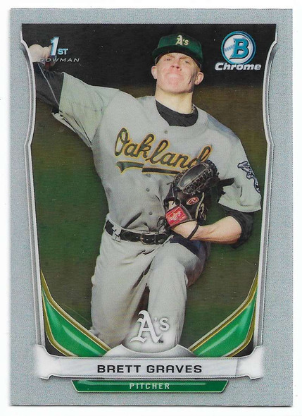 Brett Graves 2014 Bowman Chrome Picks & Prospects Rookie Card CDP73