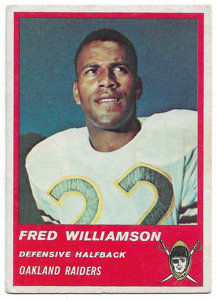 Fred Williamson 1963 Fleer Card 63