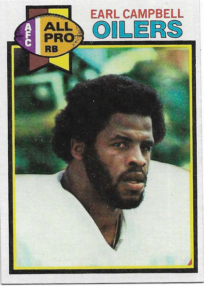 Earl Campbell 1979 Topps Rookie Card 390 (b)