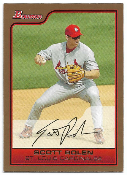 Scott Rolen 2006 Bowman Gold Card 20