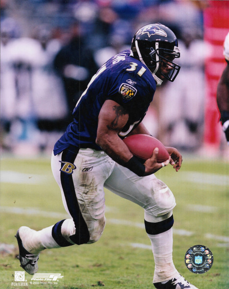 Jamal Lewis Baltimore Ravens 12x15" Cherry-Finished Player Plaque CHOICE OF 3 PHOTOS