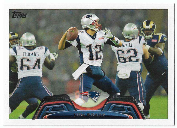 Tom Brady 2013 Topps Card 100