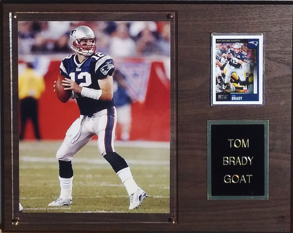 Tom Brady New England Patriots 12x15 Player Plaque - CHOICE OF 4 PHOTOS!