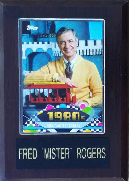 Fred "Mister" Rogers 4x6 Plaque