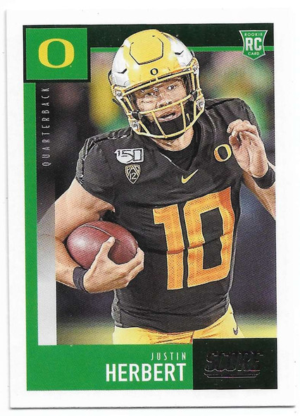 Justin Herbert 2020 Score Rookie Card 362