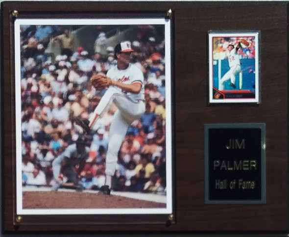 Jim Palmer Baltimore Orioles 12x15 Player Plaque - 2 PHOTO OPTIONS!