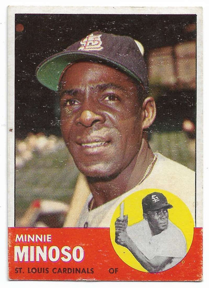 Minnie Minoso 1963 Topps Card 190