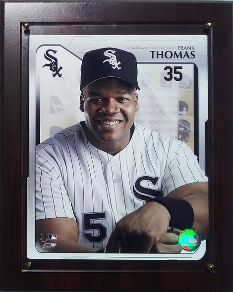 Frank Thomas Chicago White Sox Photo in 10x13 Cherry-Finished Plaque