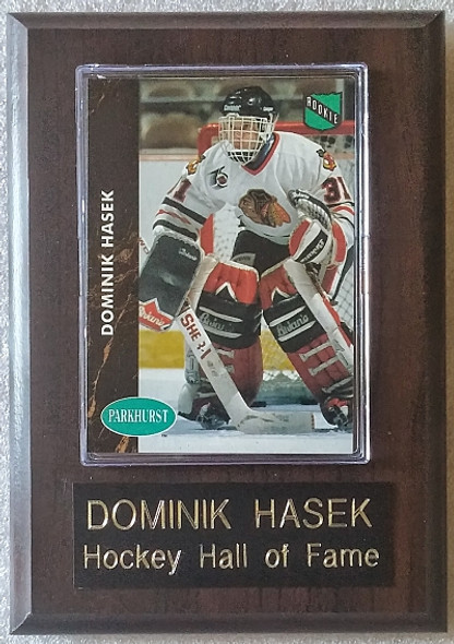 Dominik Hasek Chicago Blackhawks Player Plaque