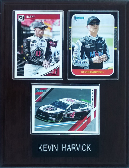 Kevin Harvick NASCAR 3-Card 7x9 Plaque