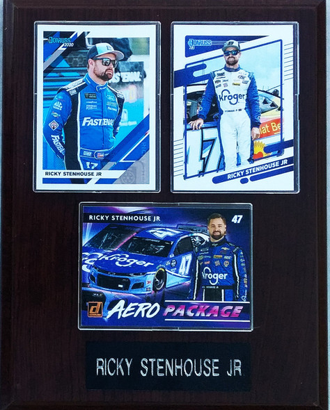 Ricky Stenhouse Jr. NASCAR 3-Card 7x9 Plaque