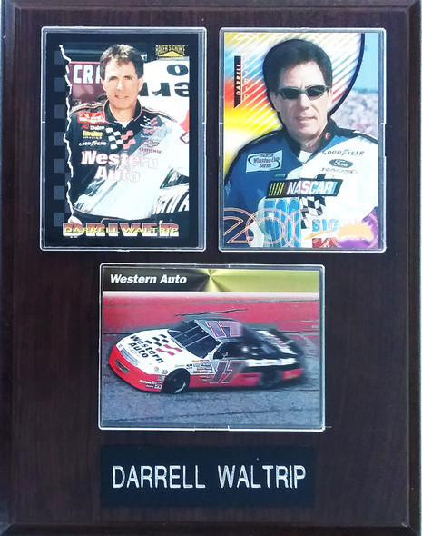 Darrell Waltrip NASCAR 3-Card 7x9 Plaque
