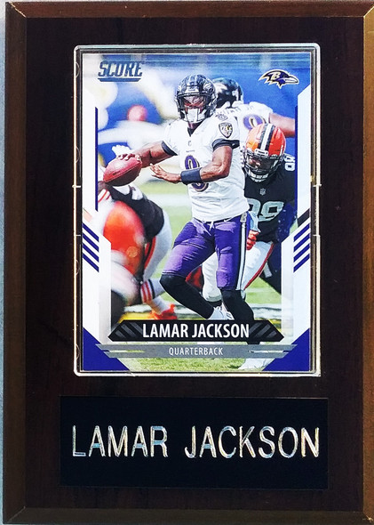 Lamar Jackson Baltimore Ravens Player Plaque