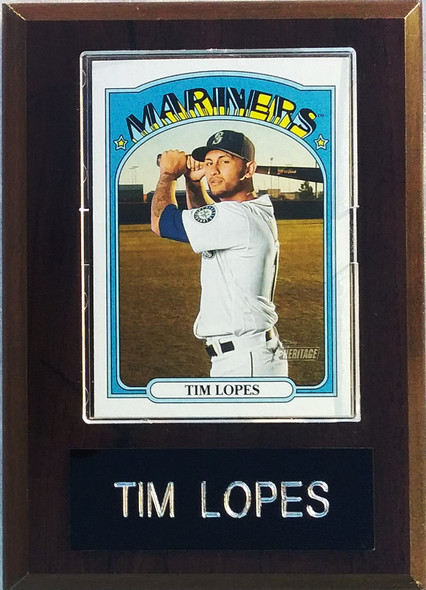 Tim Lopes Seattle Mariners Player Plaque