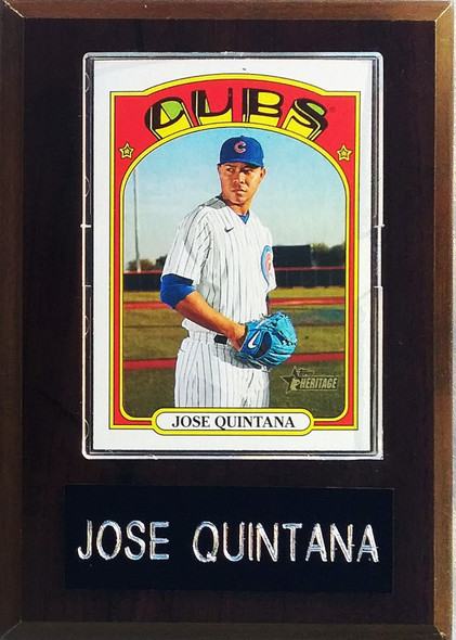 Jose Quintana Chicago Cubs Player Plaque