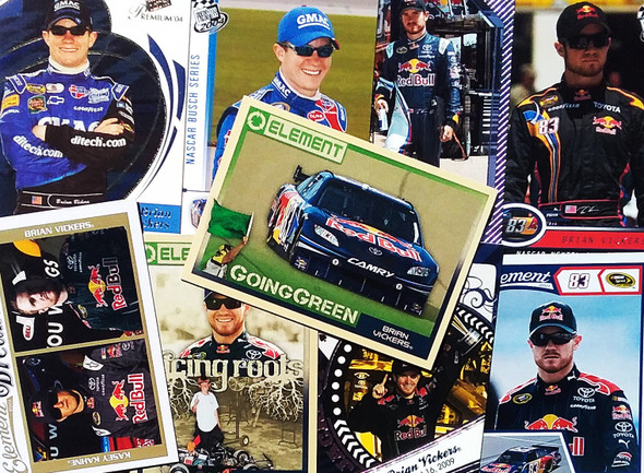 Brian Vickers NASCAR 20-Card Set