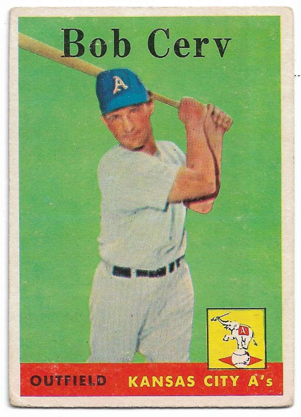 Bob Cerv 1958 Topps Card 329