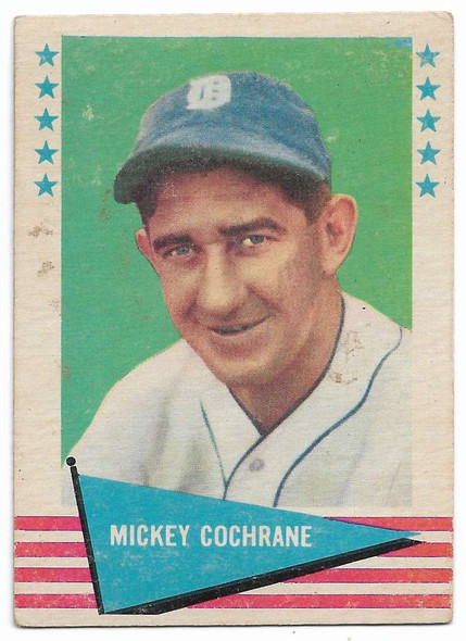 Mickey Cochrane 1961 Fleer Baseball Greats Card 15