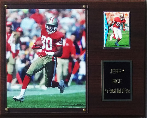 Jerry Rice San Francisco 49ers 12x15 Player Plaque