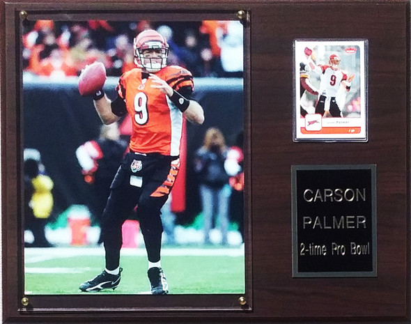 Carson Palmer 12x15" Cherry-Finished Player Plaque