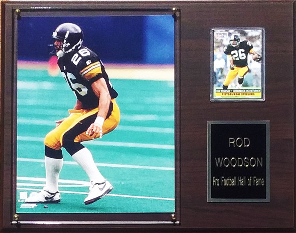 Rod Woodson Pittsburgh Steelers 12x15" Cherry-Finished Player Plaque