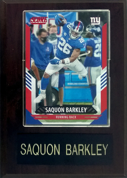 Saquon Barkley New York Giants Player Plaque