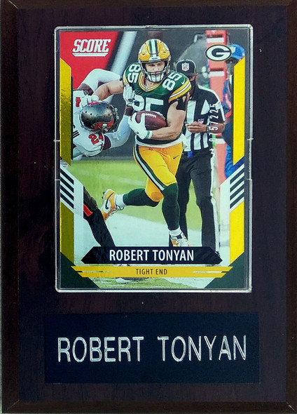 Robert Tonyan Green Bay Packers Card Player Plaque