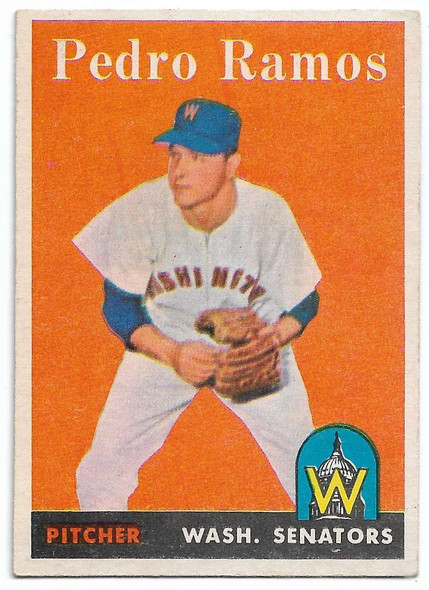 Pedro Ramos 1958 Topps Card 331