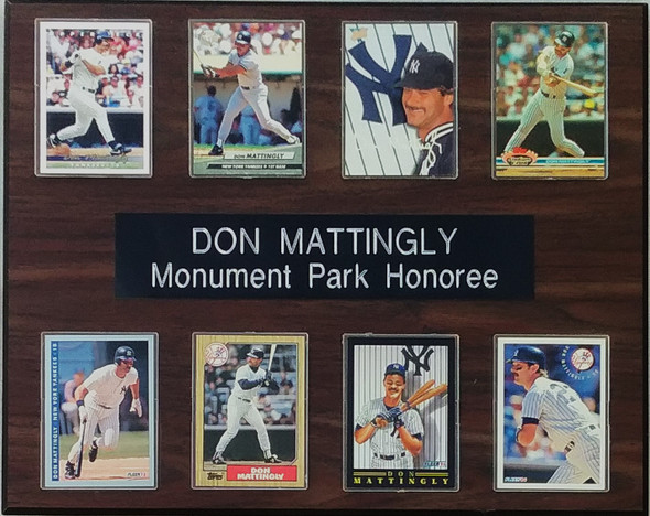 Don Mattingly New York Yankees 8-Card 12x15 Cherry-Finished Plaque