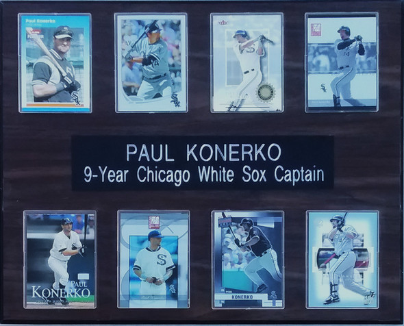 Paul Konerko Chicago White Sox 8-Card 12x15 Cherry-Finished Plaque