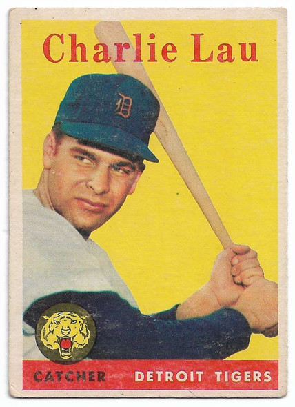 Charlie Lau 1958 Topps Card 448