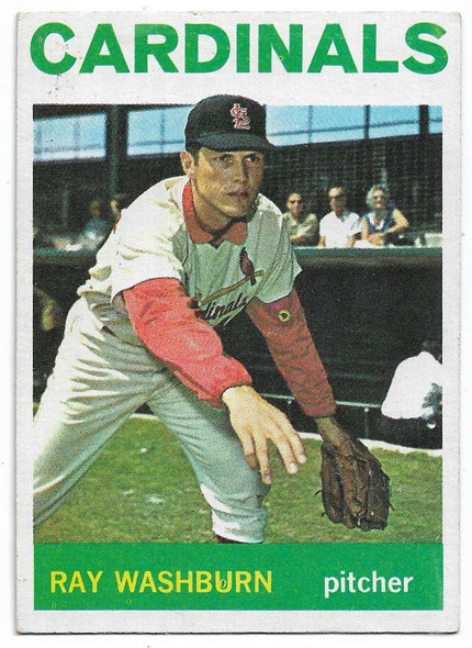 Ray Washburn 1964 Topps Card 332