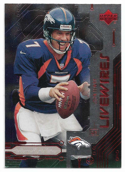 John Elway 1999 Upper Deck Livewires Card L4