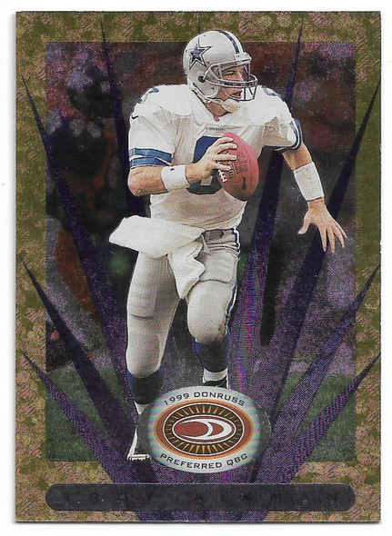 Troy Aikman 1999 Donruss Preferred QBC Gold Card 81