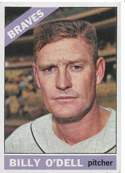 Billy O'Dell 1966 Topps Card 237