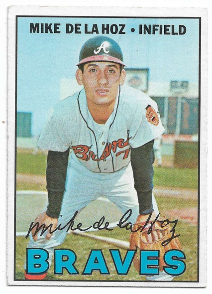 Mike de la Hoz 1967 Topps Card 372