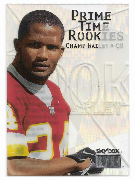 Champ Bailey 1999 Skybox Premium Prime Time Rookies Card 13PR