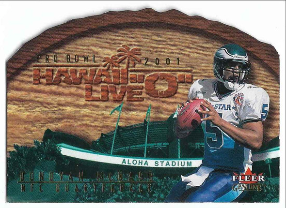 Donovan McNabb 2001 Fleer Mystique Hawaii Live-O Card 2 HO