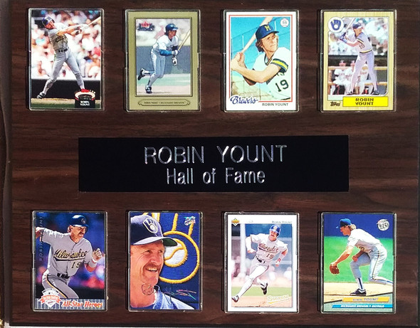 Robin Yount Milwaukee Brewers 3-Card 7x9 Plaque