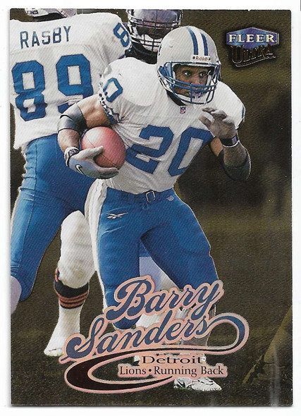 Barry Sanders 1996 Ultra Gold Medallion Card 150G