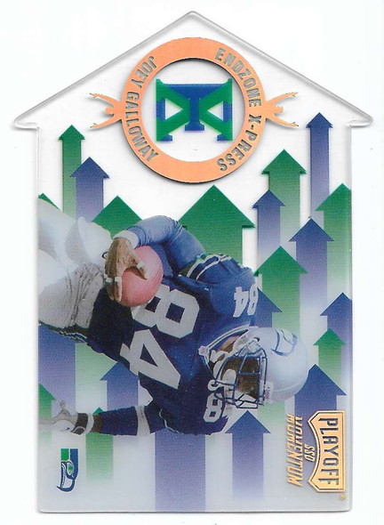 Joey Galloway 1998 Playoff Momentum Endzone X-press Die-Cut Card 26