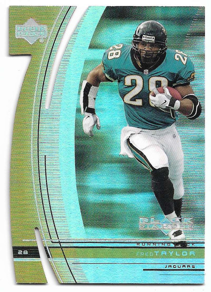 Fred Taylor 1999 Upper Deck Black Diamond Die-Cut Card 48