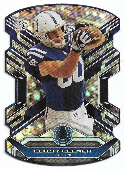 Coby Fleener 2014 Bowman Die-Cut Rookie Card 31