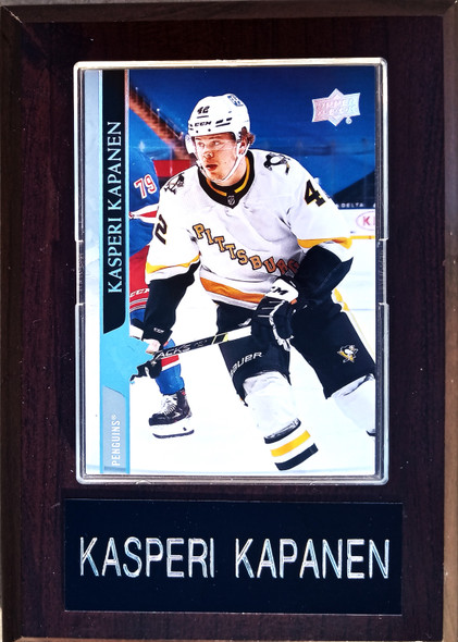 Kasperi Kapanen Pittsburgh Penguins 4x6 Player Plaque