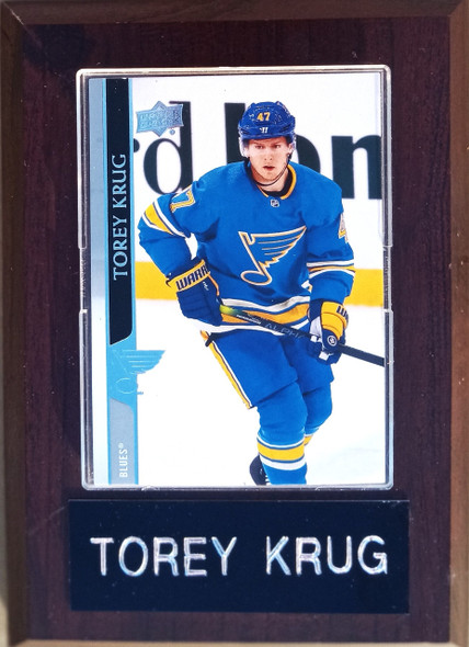Torey Krug St. Louis Blues 4x6 Player Plaque