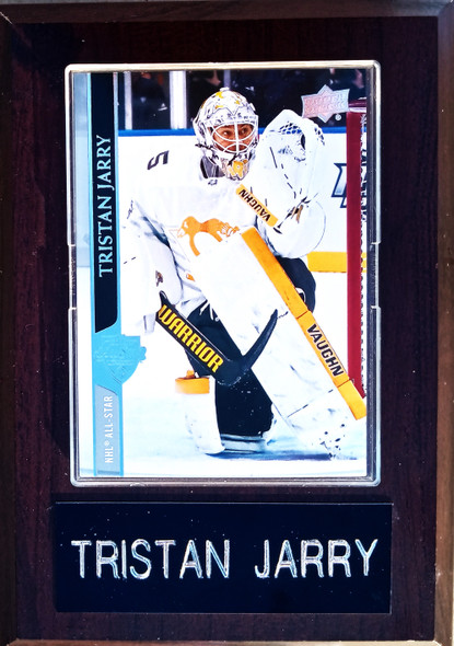 Tristan Jarry Pittsburgh Penguins 4x6 Player Plaque