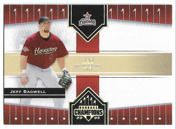 Jeff Bagwell 2005 Donruss Champions Silver Impressions Card 440