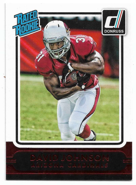 David Johnson 2015 Donruss Rookie Card 224