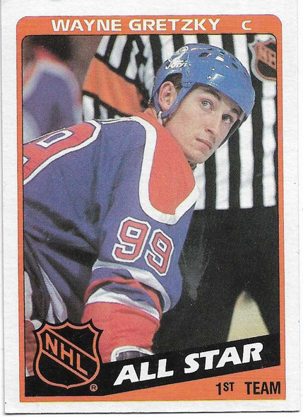 Wayne Gretzky 1984-85 Topps Card 154